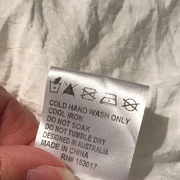 NWOTPrincess Polly Danny Ruffle Hem Open Back Summer Mini Dress in White Size 10 - Picture 14 of 15